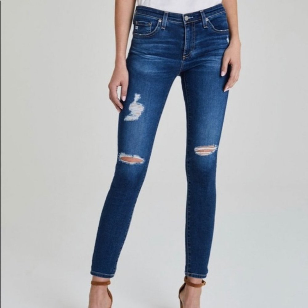 NWOT Adriano Goldschmied The Legging Ankle -Super Skinny Ankle Jeans 28R